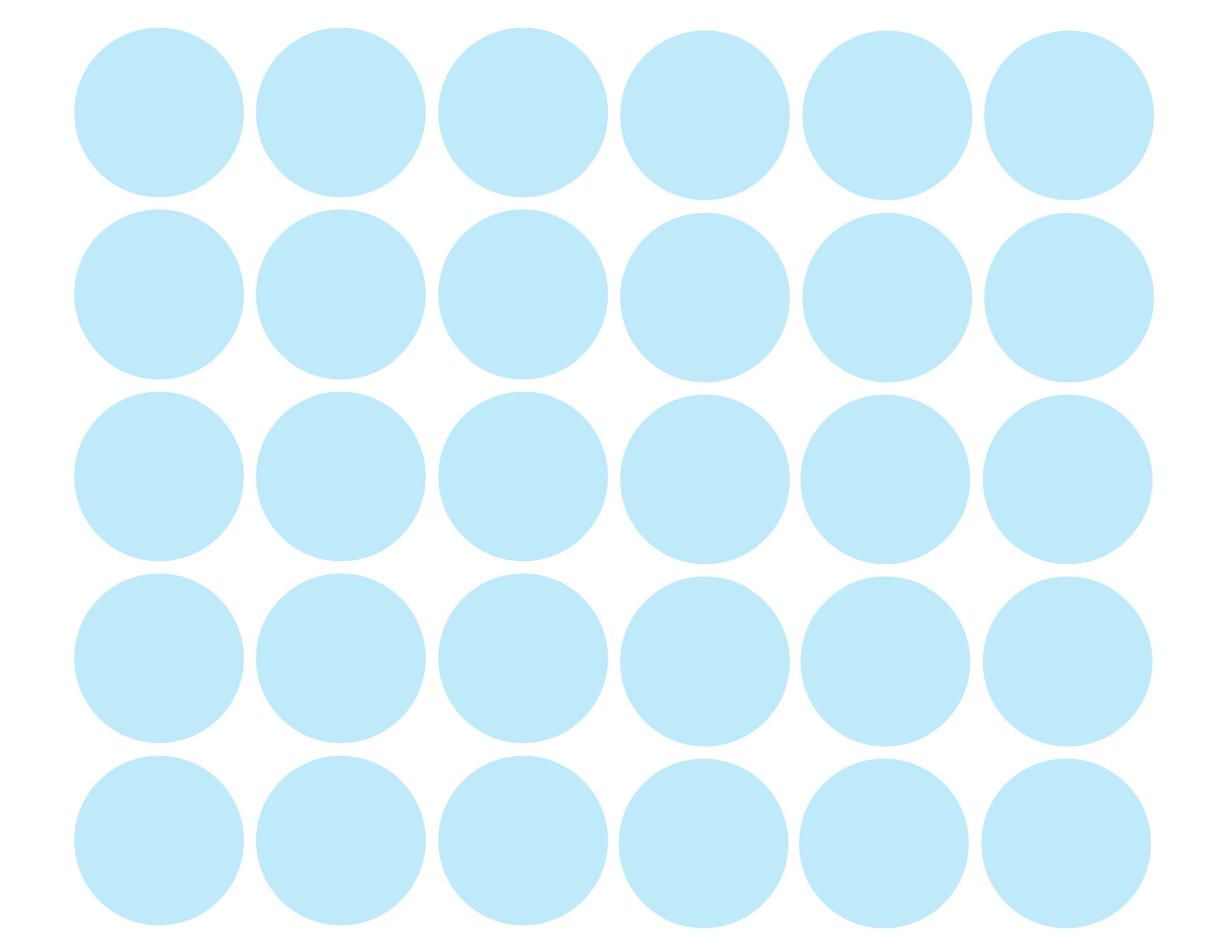 1 5 Inch Circle Sticker Template Round Printable Labels