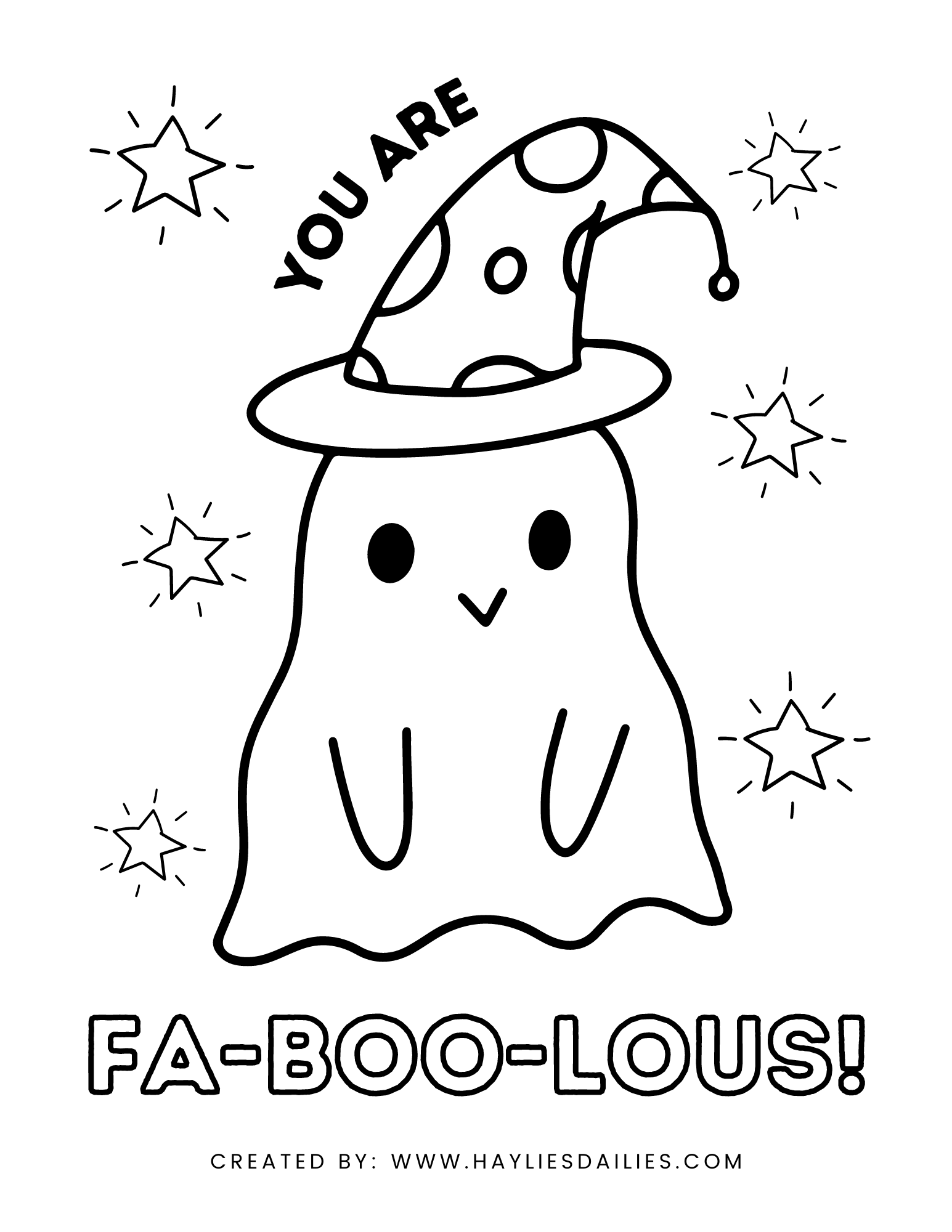Free Coloring Pages For Halloween Printable