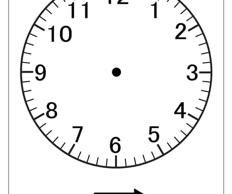 14 Printable Clock Faces Free PDFs To Download Print