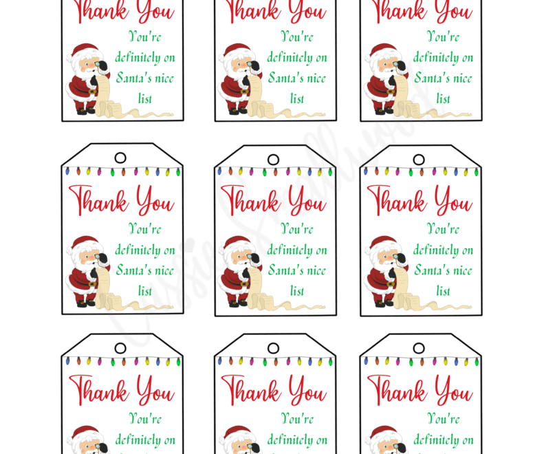 15 Insanely Cute Thank You Tags Free Printable Cassie Smallwood