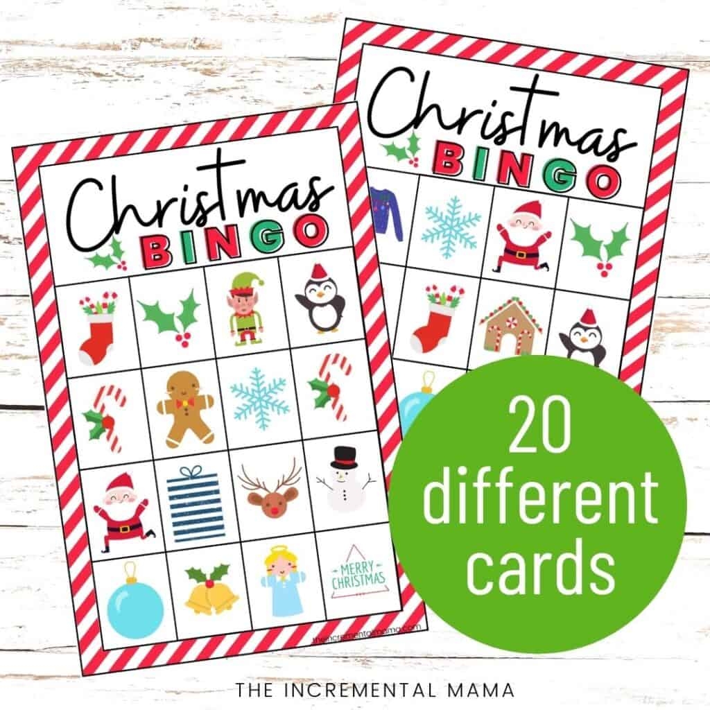 Christmas Bingo Cards Free Printable