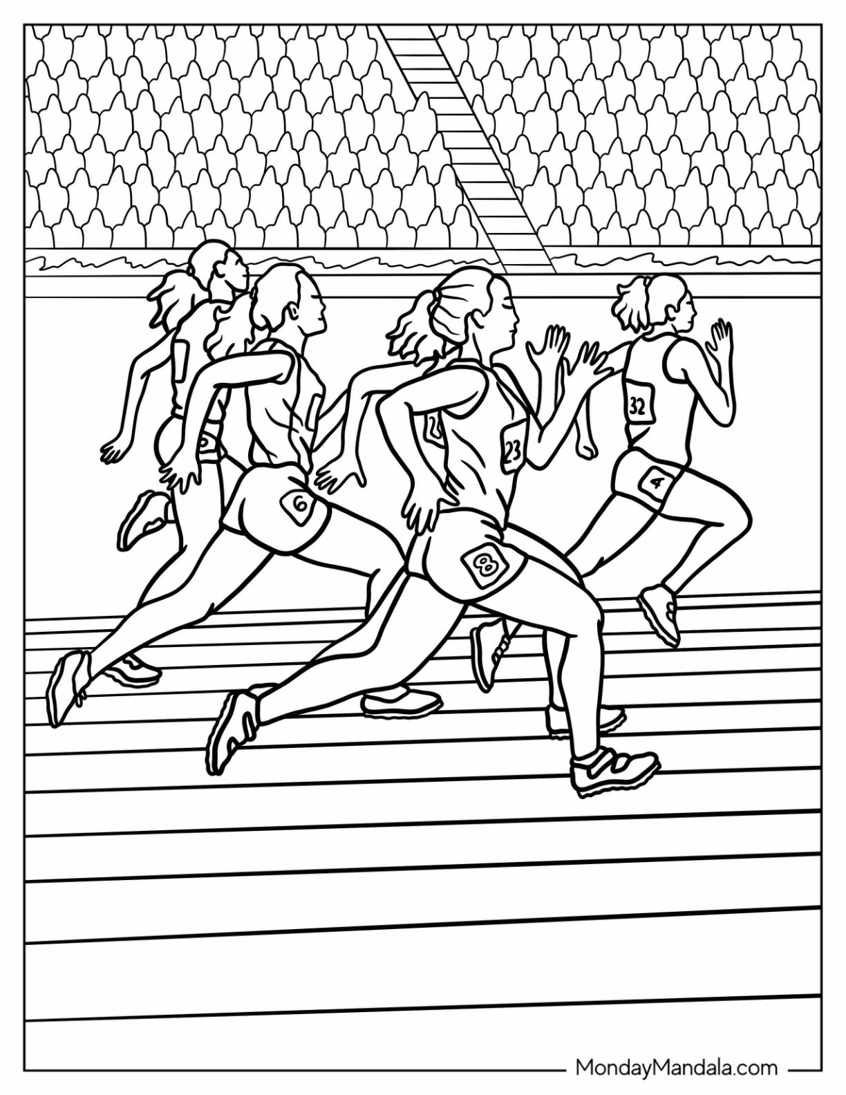 20 Olympics Coloring Pages Free PDF Printables 