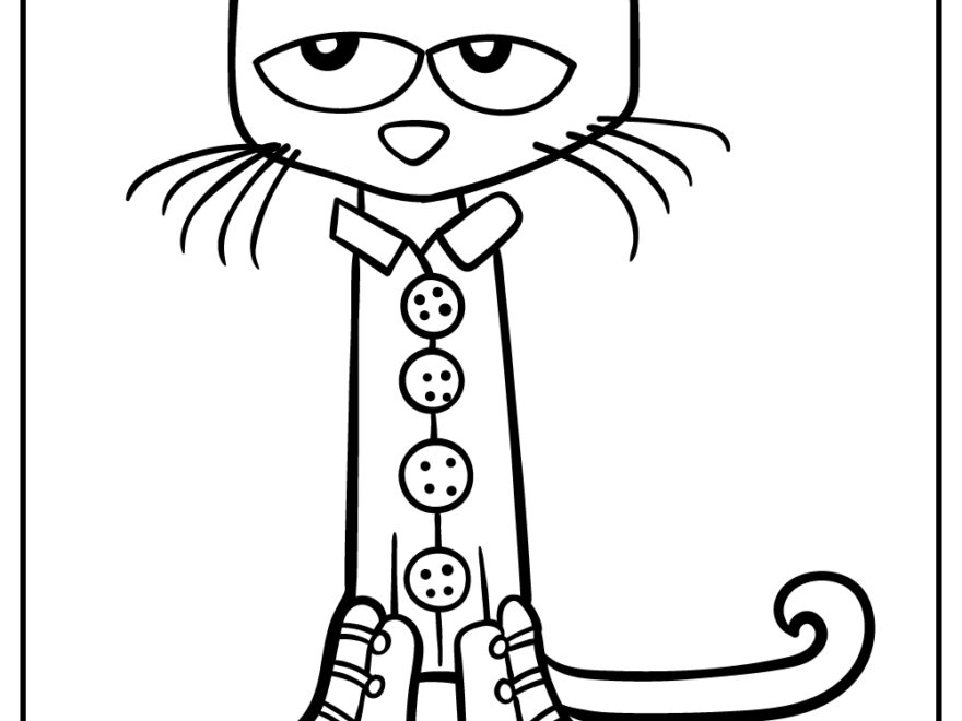 20 Pete The Cat Coloring Pages 100 Free Printables