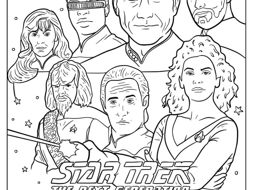 20 Star Trek Coloring Pages Free PDF Printables