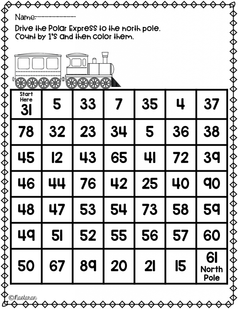 20 The Polar Express Math Worksheets And Free Printable