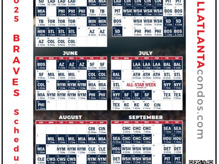 2025 Atlanta Braves Schedule