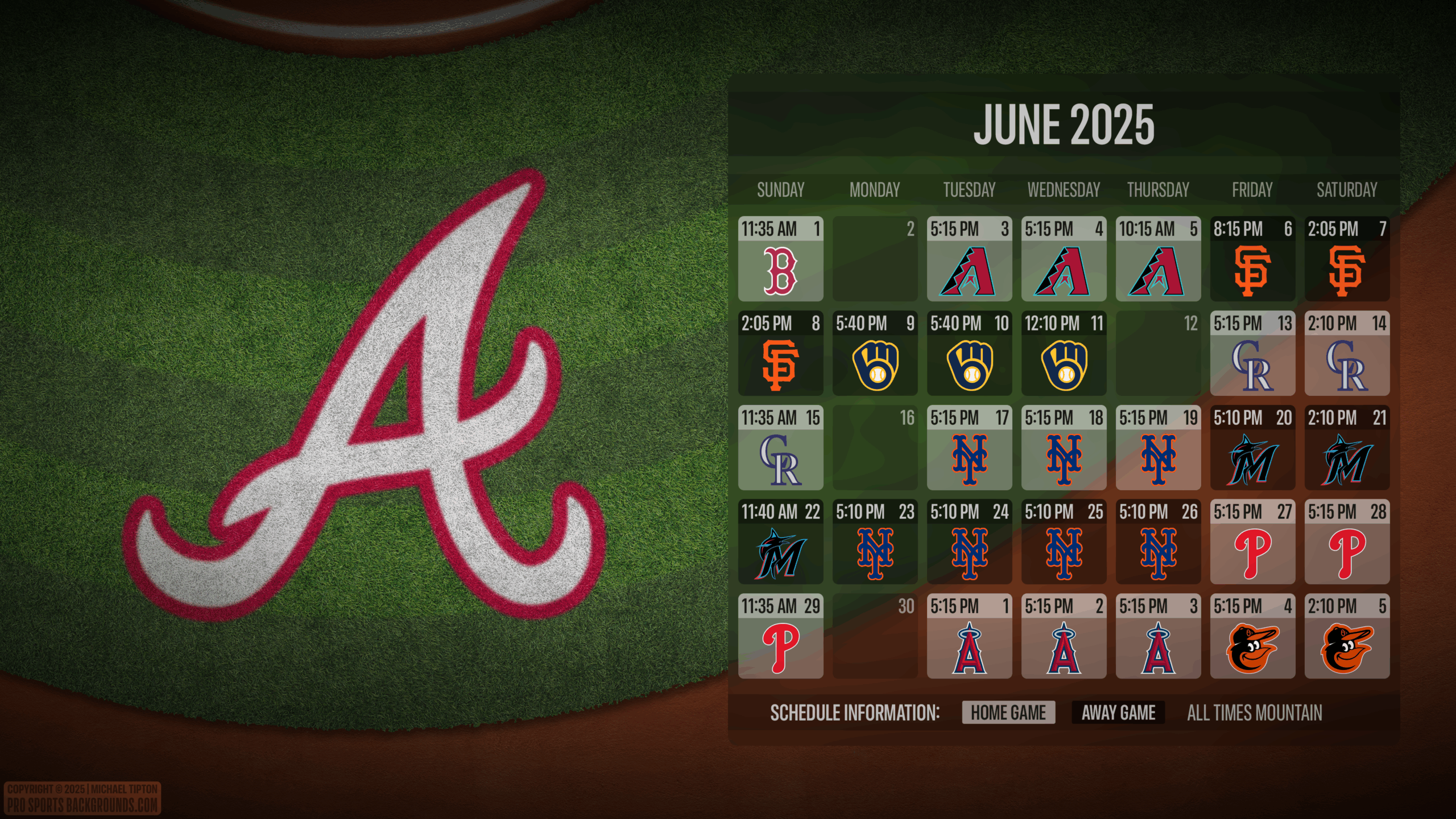 Atlanta Braves Schedule 2025 Printable