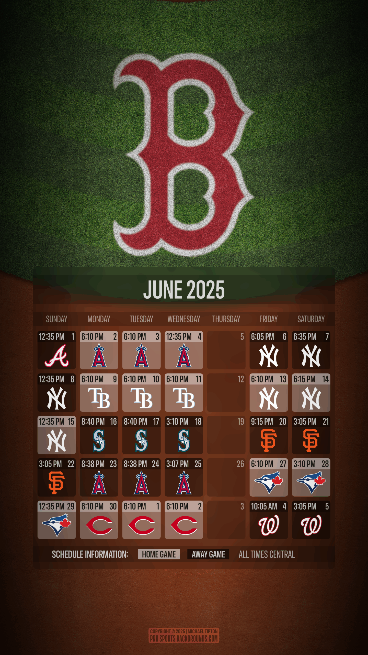 2025 Red Sox Printable Schedule