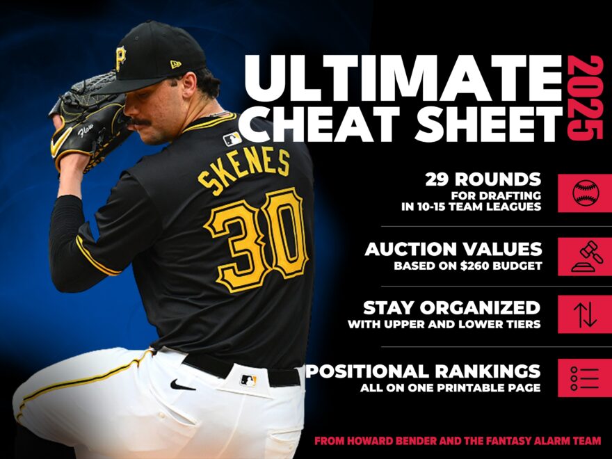 2025 Fantasy Baseball Cheat Sheet Printable PDF For All League Types