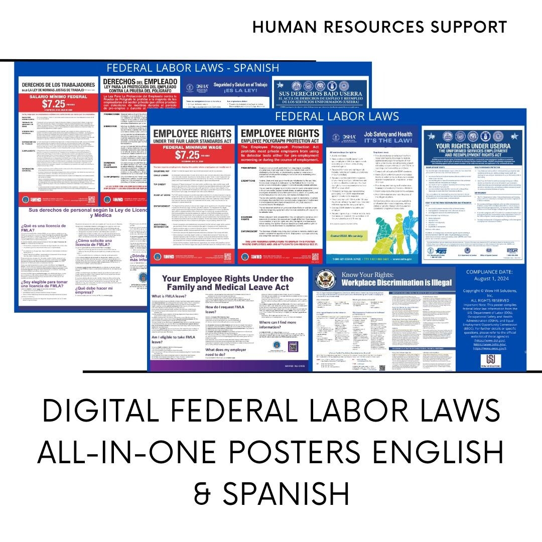 Federal Labor Law Posters 2025 Printable Free