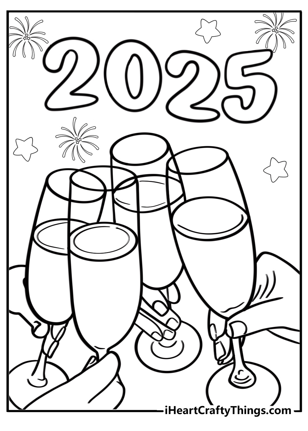 25 New Year s Coloring Pages 100 Free To Print PDF Sheets 