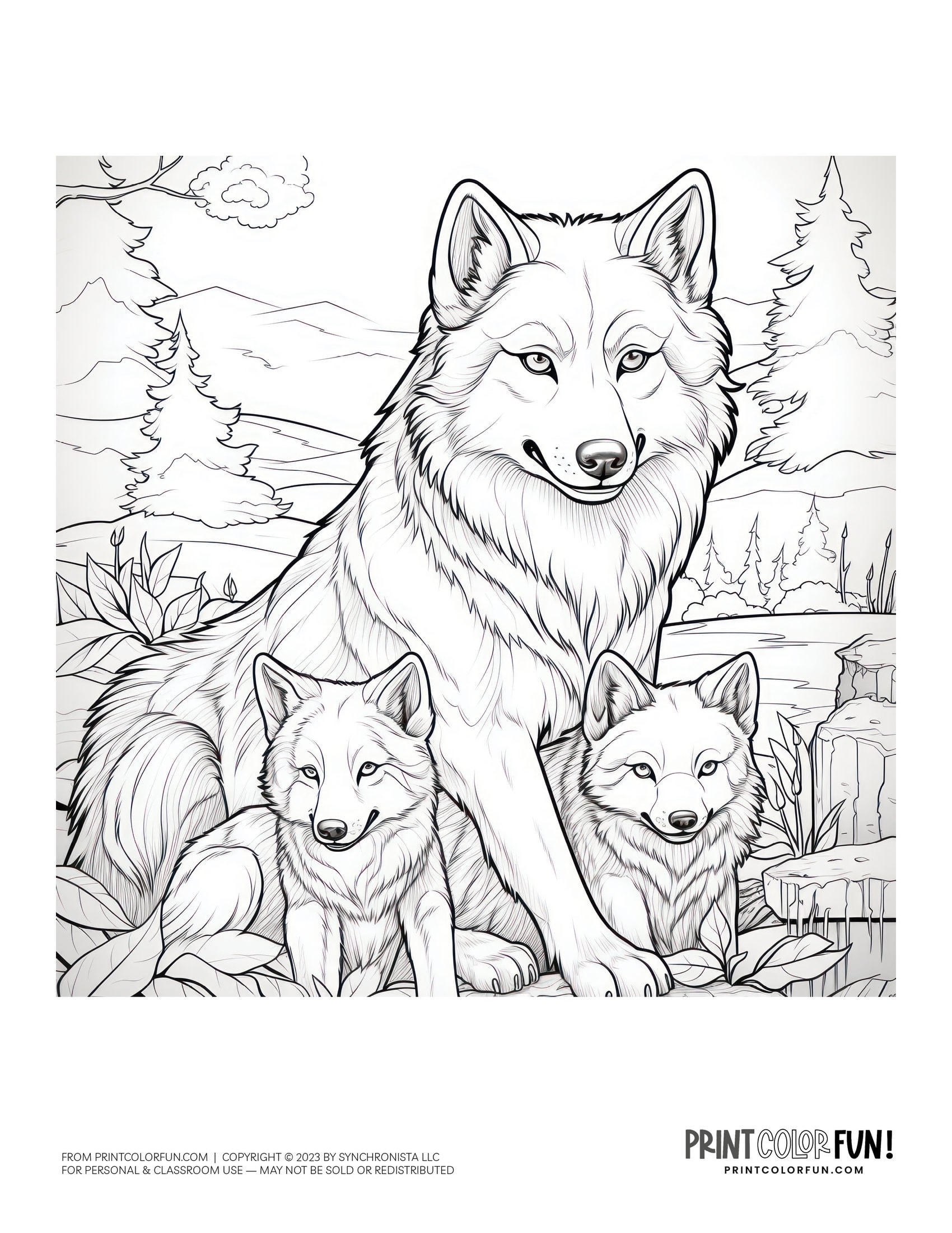 28 Wolf Coloring Pages Clipart For A Paws itively Creative Time At PrintColorFun