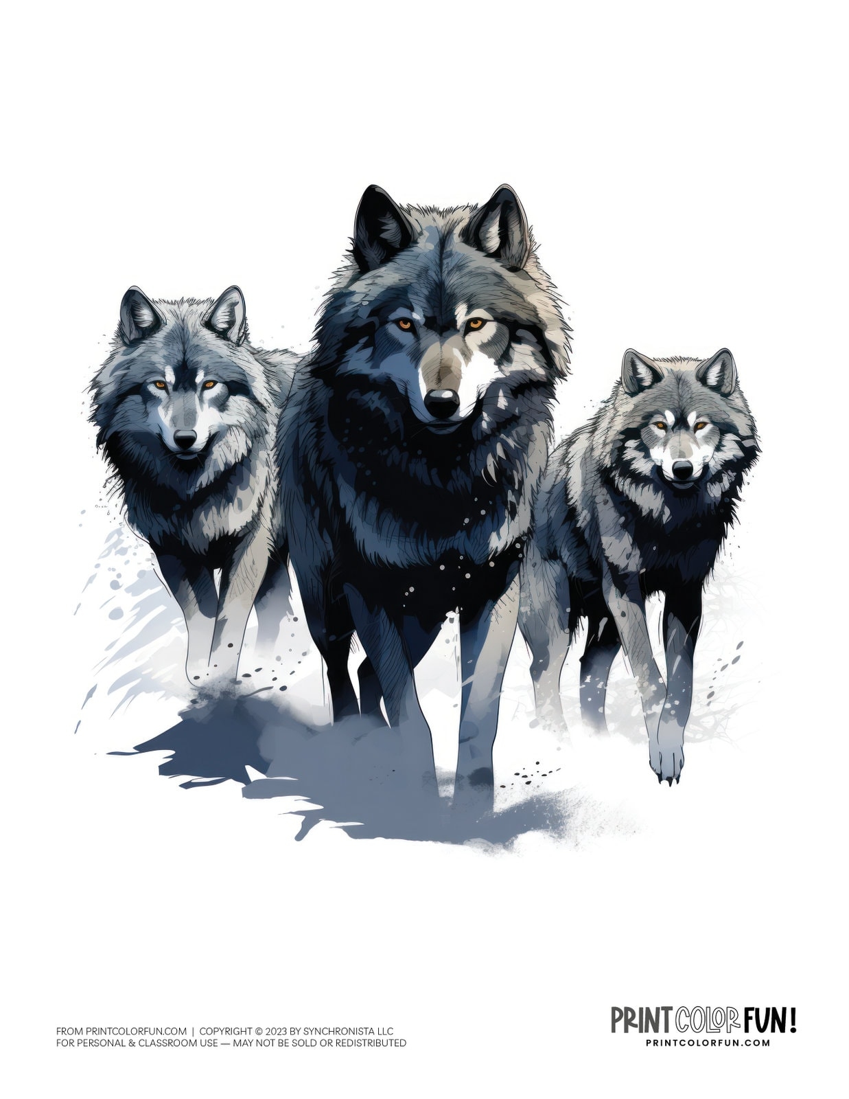 Printable Posters Of Wolves For Free
