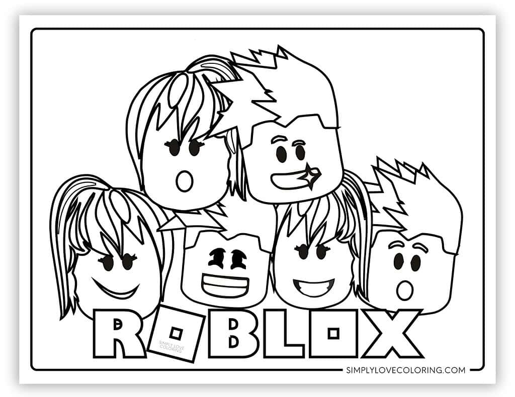 34 Roblox Coloring Pages Free PDF Printables Simply Love Coloring