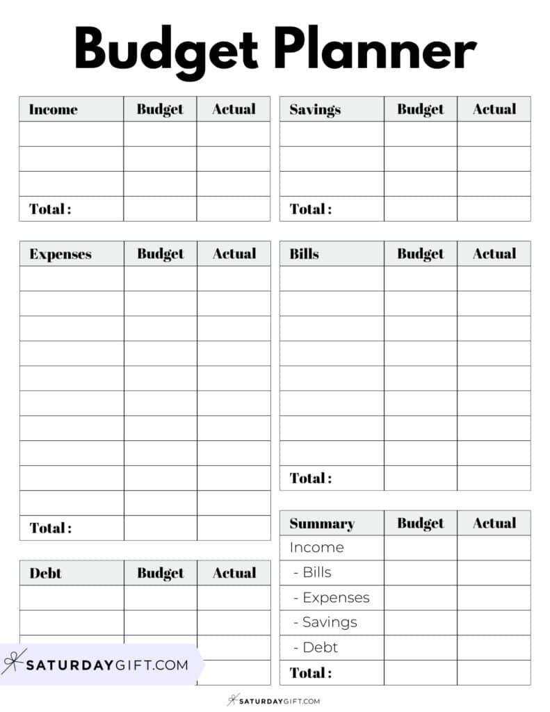 Free Printable Money Management Worksheets