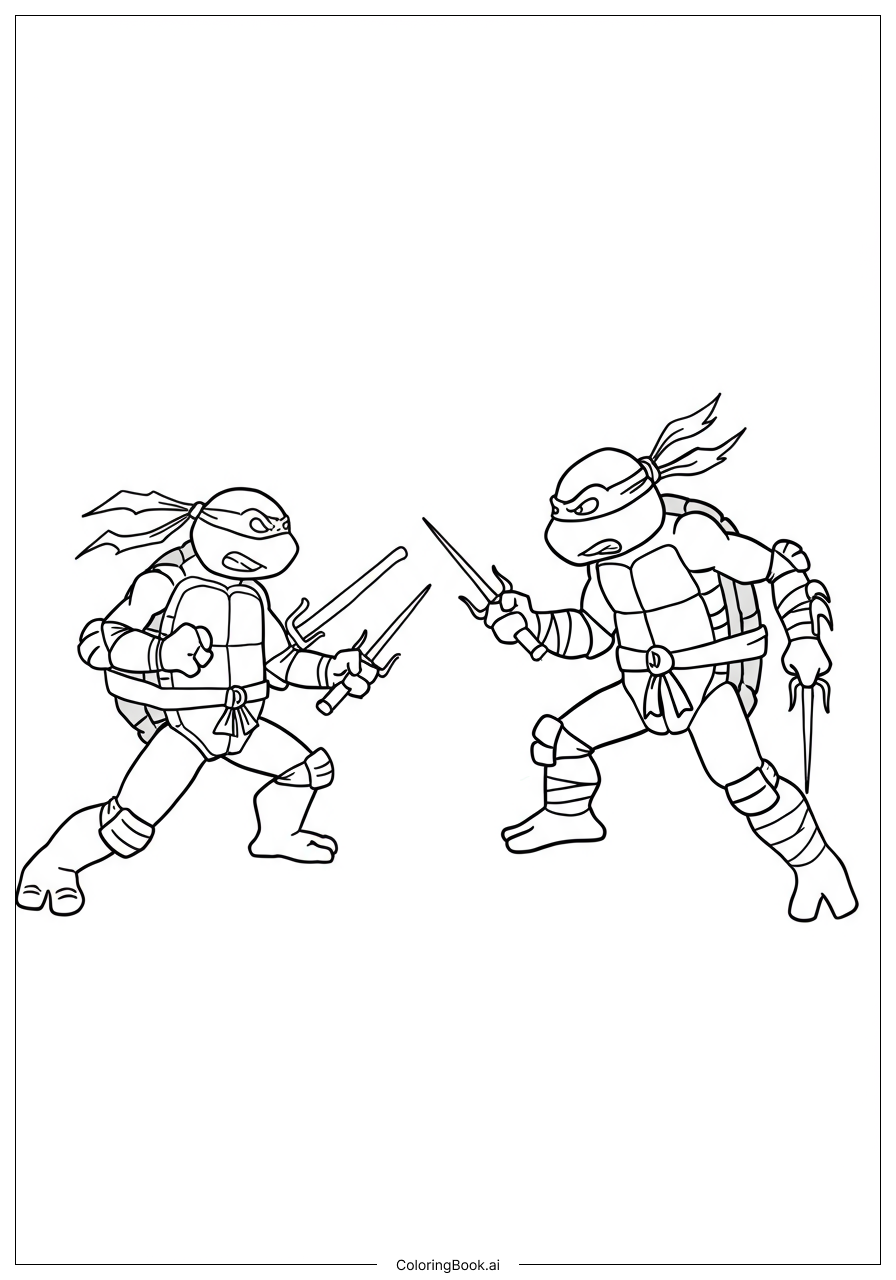 38 Ninja Turtle Coloring Pages Free PDF PNG Printables 