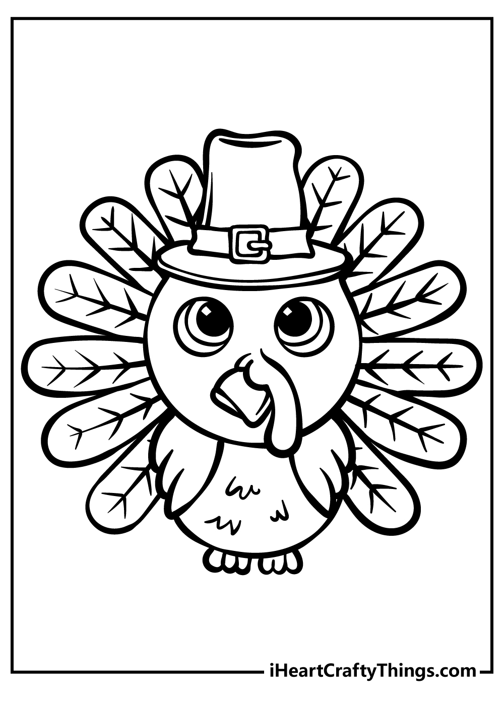 40 Turkey Coloring Pages Free Printables For Thanksgiving 