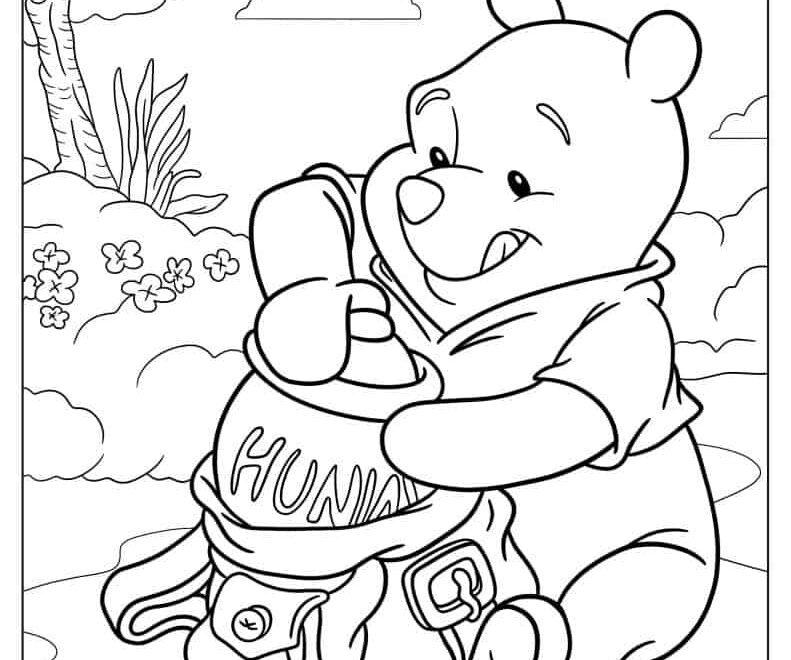 40 Winnie The Pooh Coloring Pages Free PDF Printables