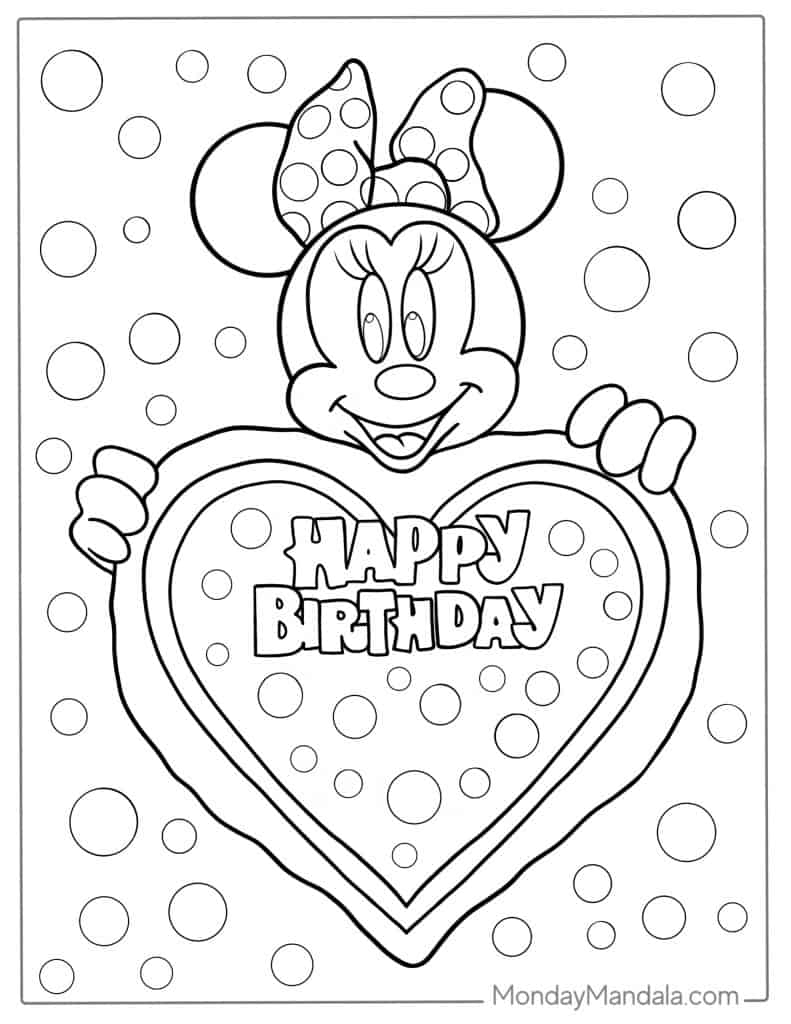 47 Minnie Mouse Coloring Pages Free PDF Printables 