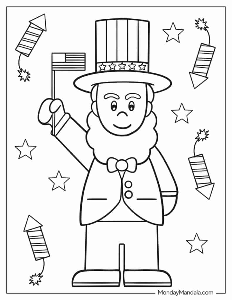 4th Of July Coloring Pages 55 Free PDF Printables 