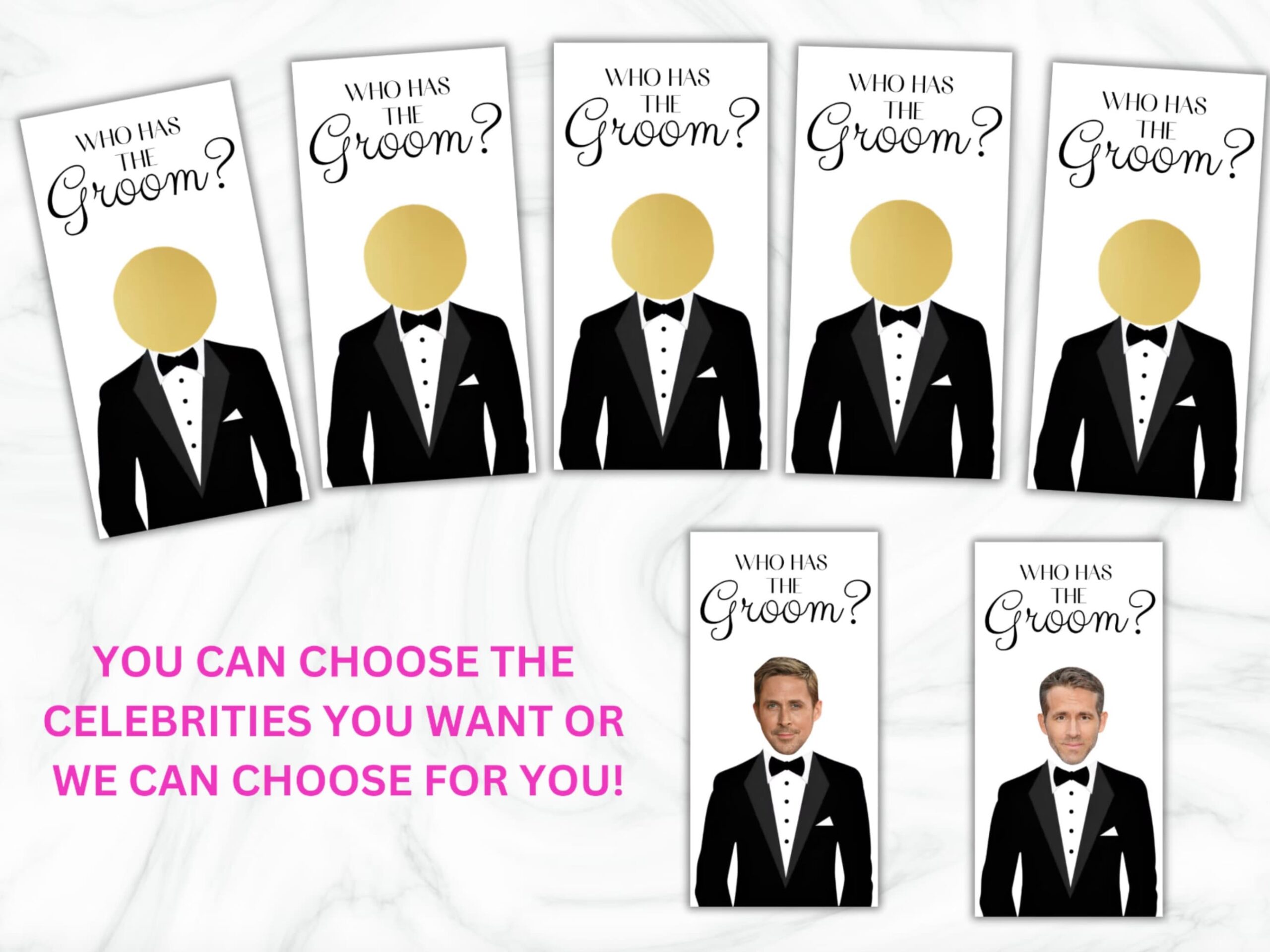 60 Printable Who Has The Groom Template Bridal Shower Game Scratch Off Bridal Shower Game Funny Bridal Shower Game Bridal Shower Games Etsy