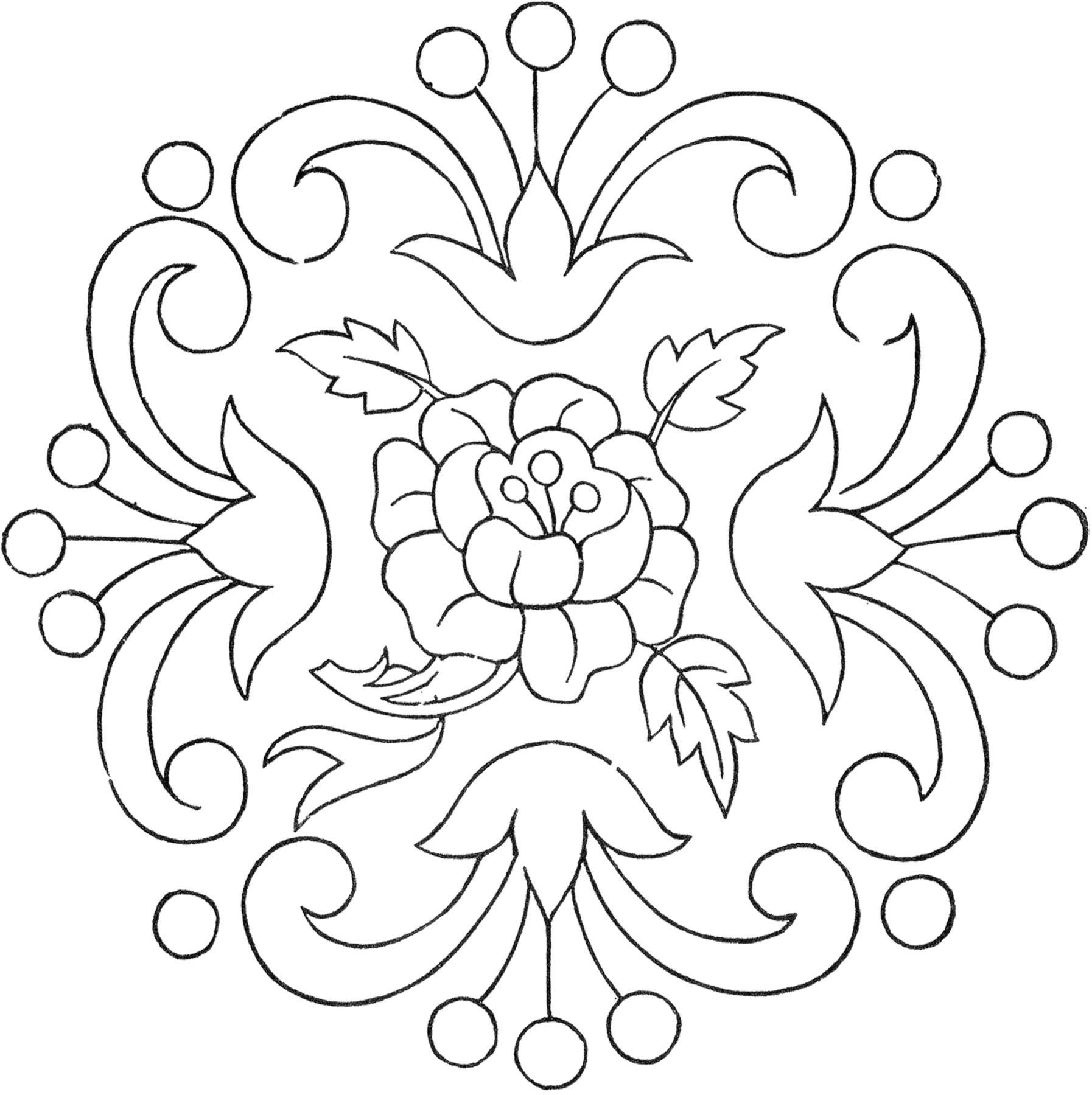 Printable Floral Hand Embroidery Patterns