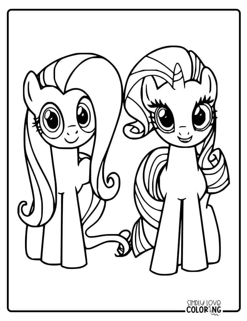 88 My Little Pony Coloring Pages Free PDF Printables Simply Love Coloring