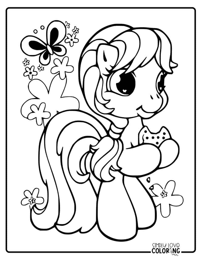 88 My Little Pony Coloring Pages Free PDF Printables Simply Love Coloring