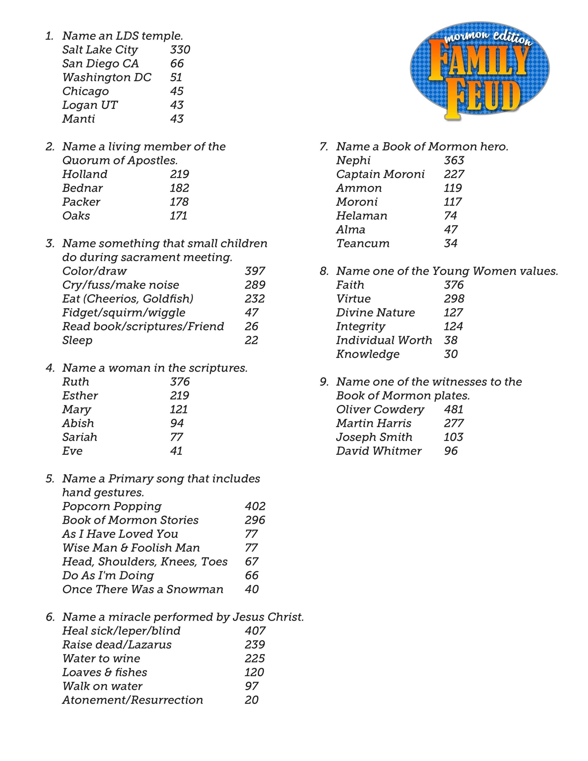 9 Family Feud Ideas Family Feud Feud Family Feud Game