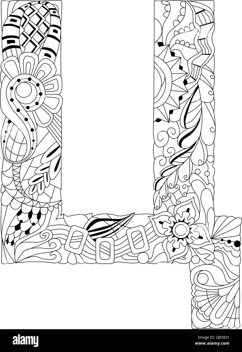 Alphabet Coloring Pages Hi res Stock Photography And Images Alamy