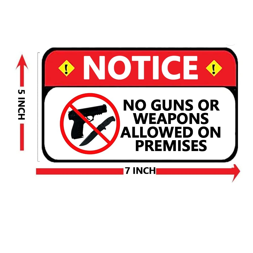 No Weapons Sign Free Printable
