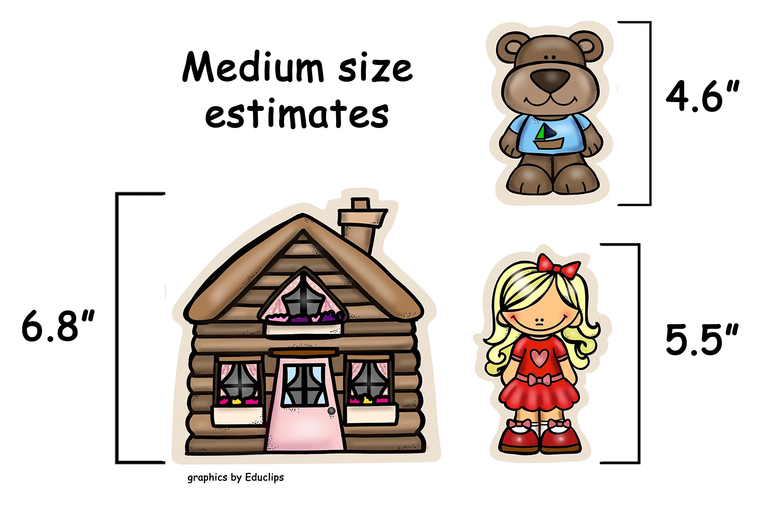 Goldilocks And The Three Bears Flannel Board Printables