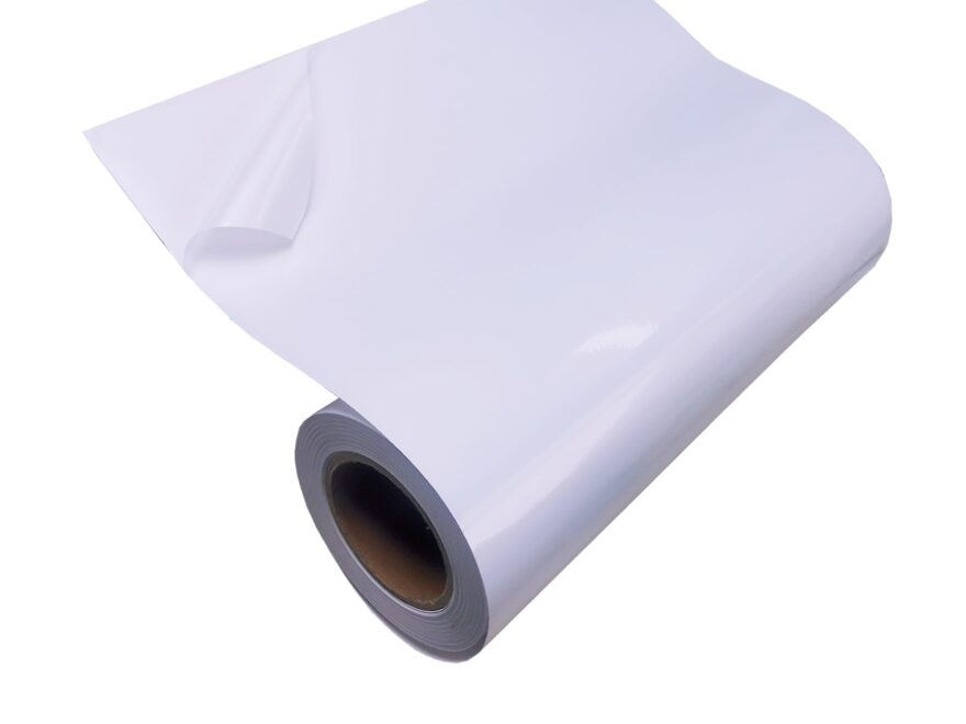 Amazon Printable Glossy White Vinyl Sticker Paper Roll Size 17 x100 Waterproof Sticker Paper Roll Labels For Roll feed Inkjet Printer With 3 Inch Core Office Products