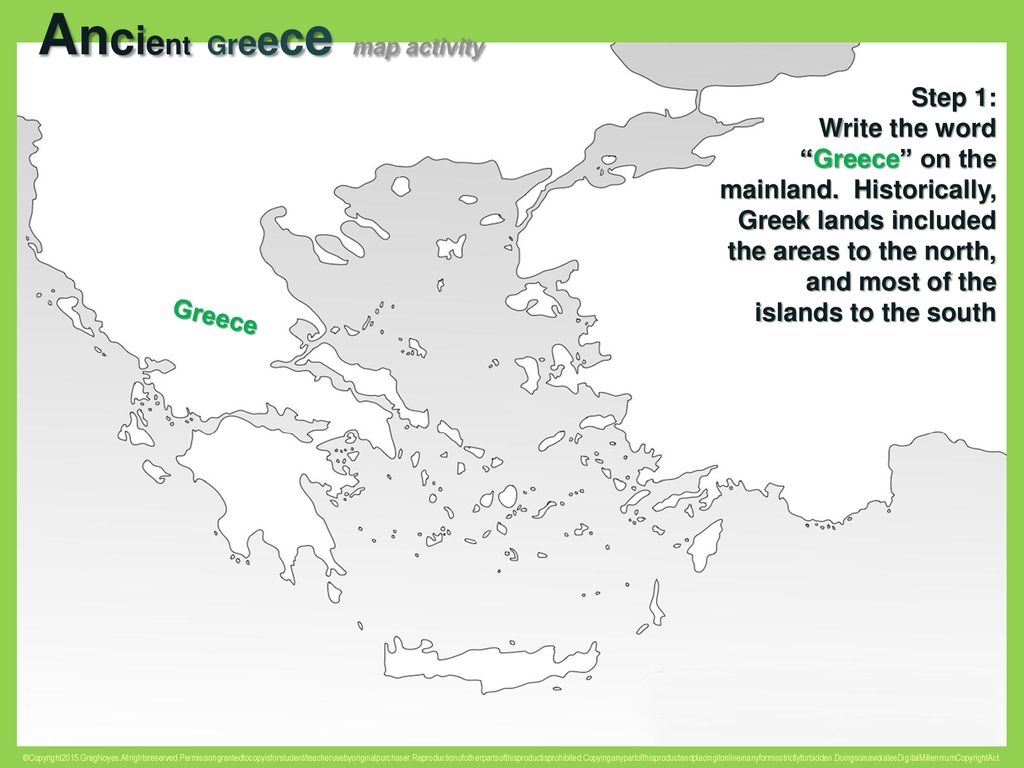 Ancient Greece Map Activity Ppt Download