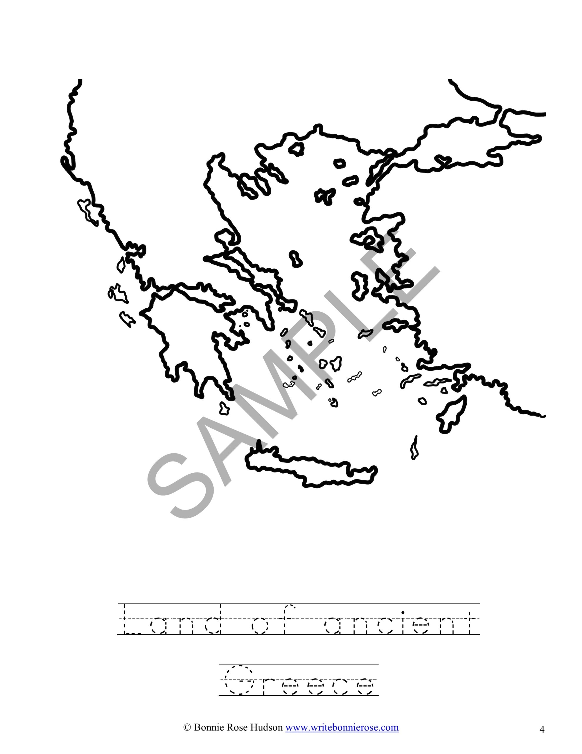 Ancient History Coloring Book Greece Level B Made By Teachers