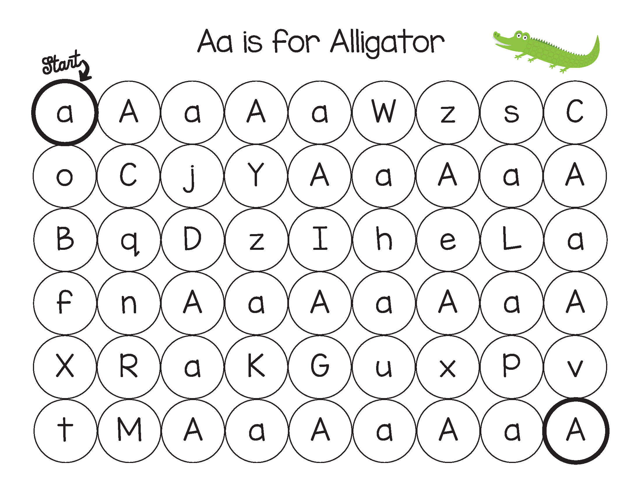 Abc Dot To Dot Printables