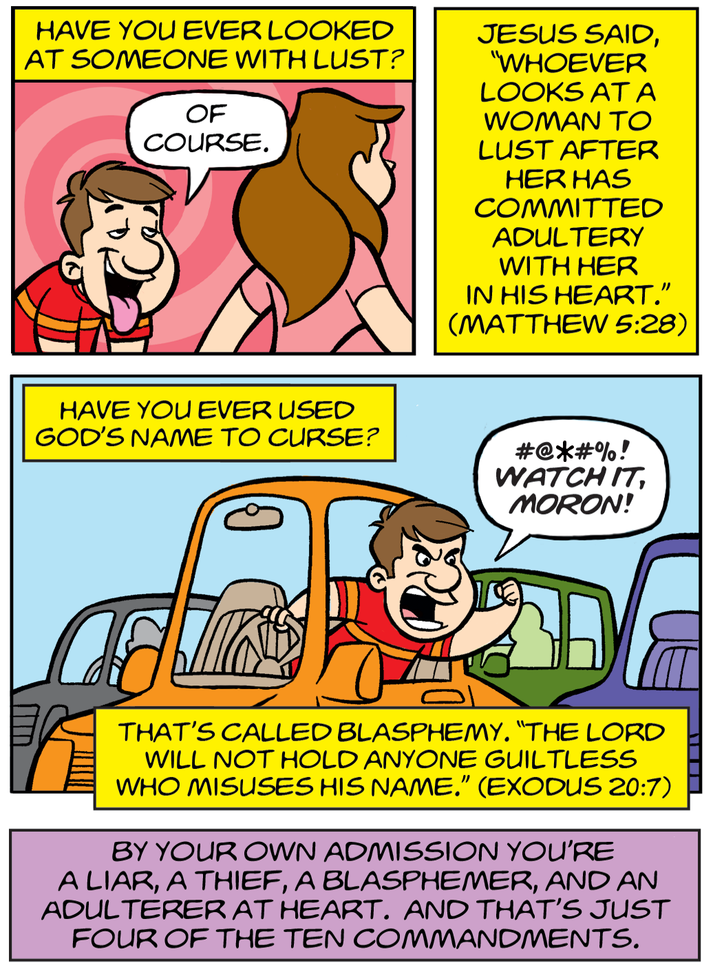 Are You A Good Person English Version Free Cartoon Gospel Tract