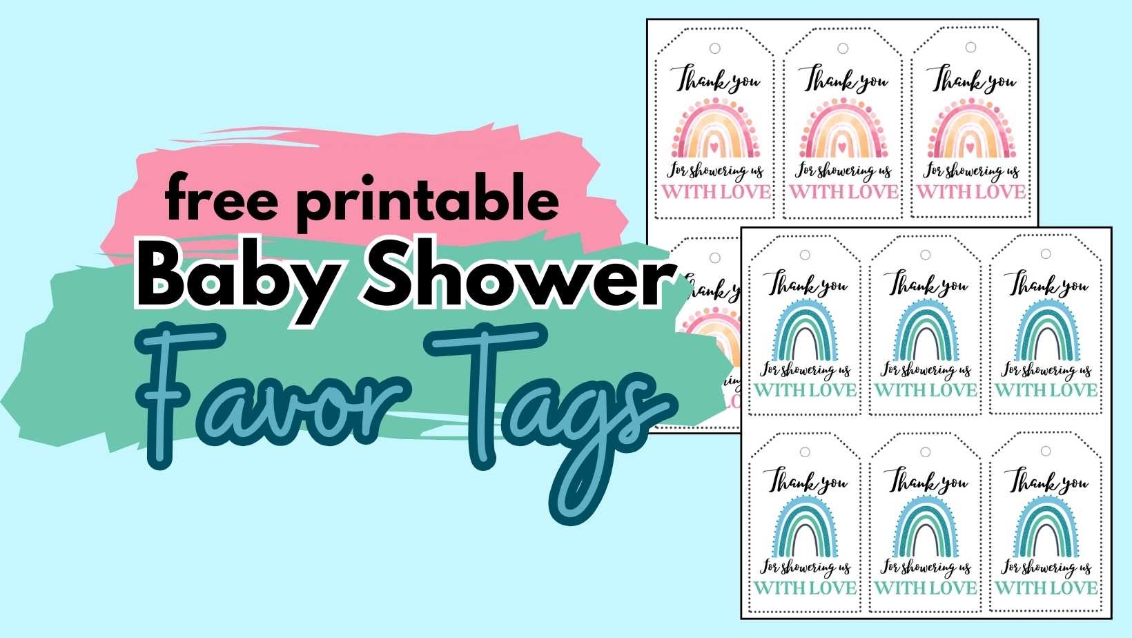 Printable Baby Shower Gift Tags
