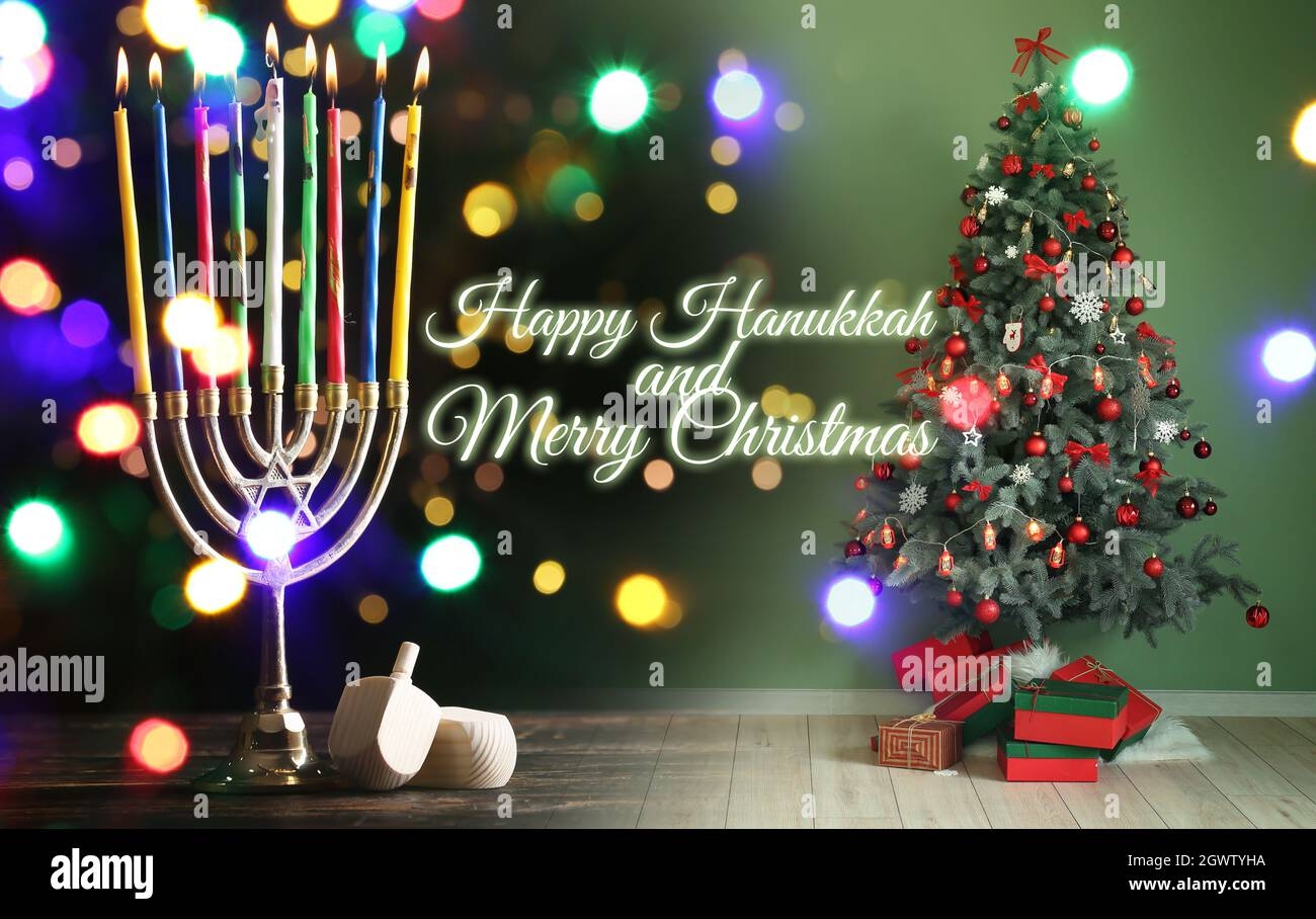 Free Printable Christmas And Hanukkah Combined