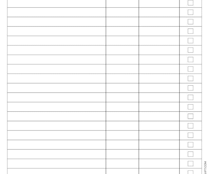 Bill Organizer Template 39 Cute Free Printable Bill Trackers