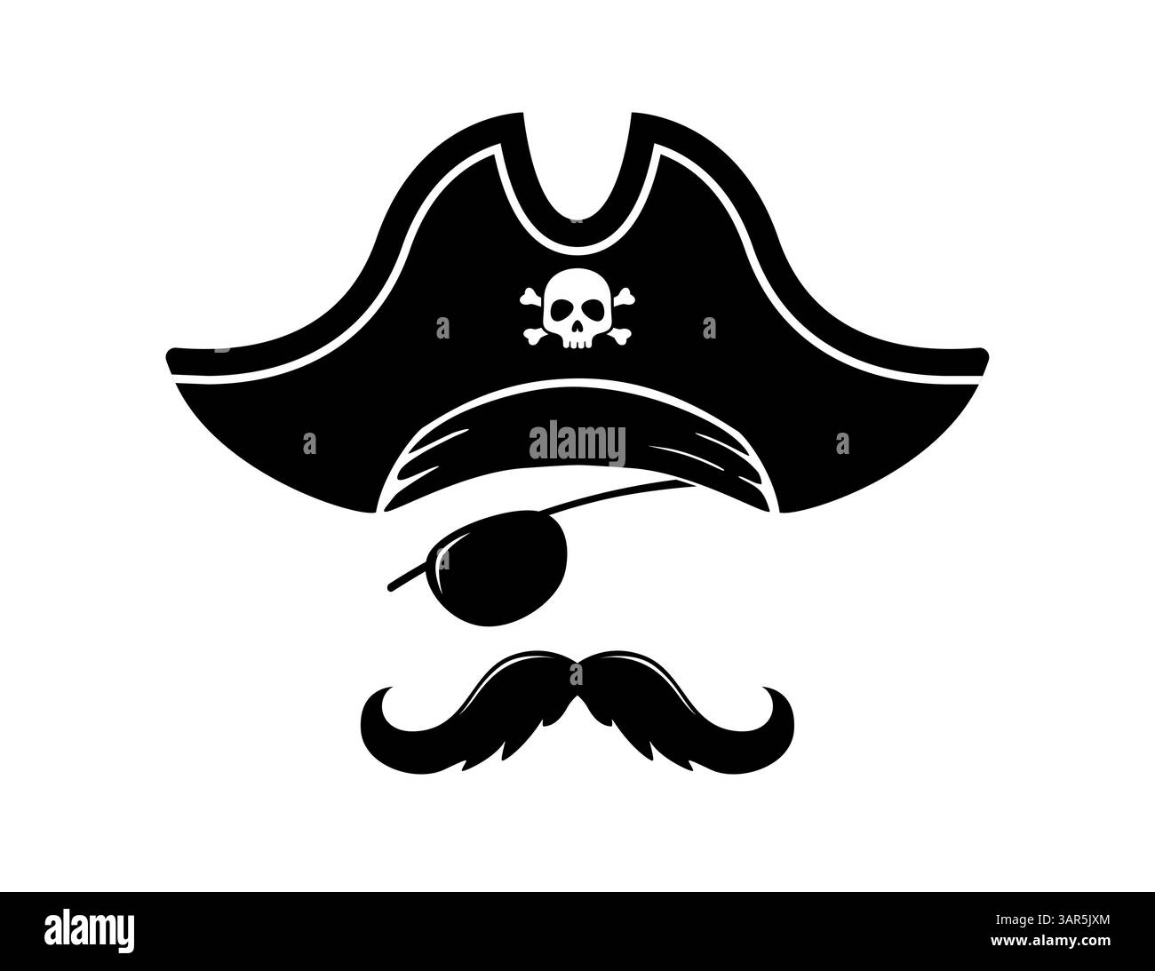 Black Tricorn Hat Hi res Stock Photography And Images Alamy