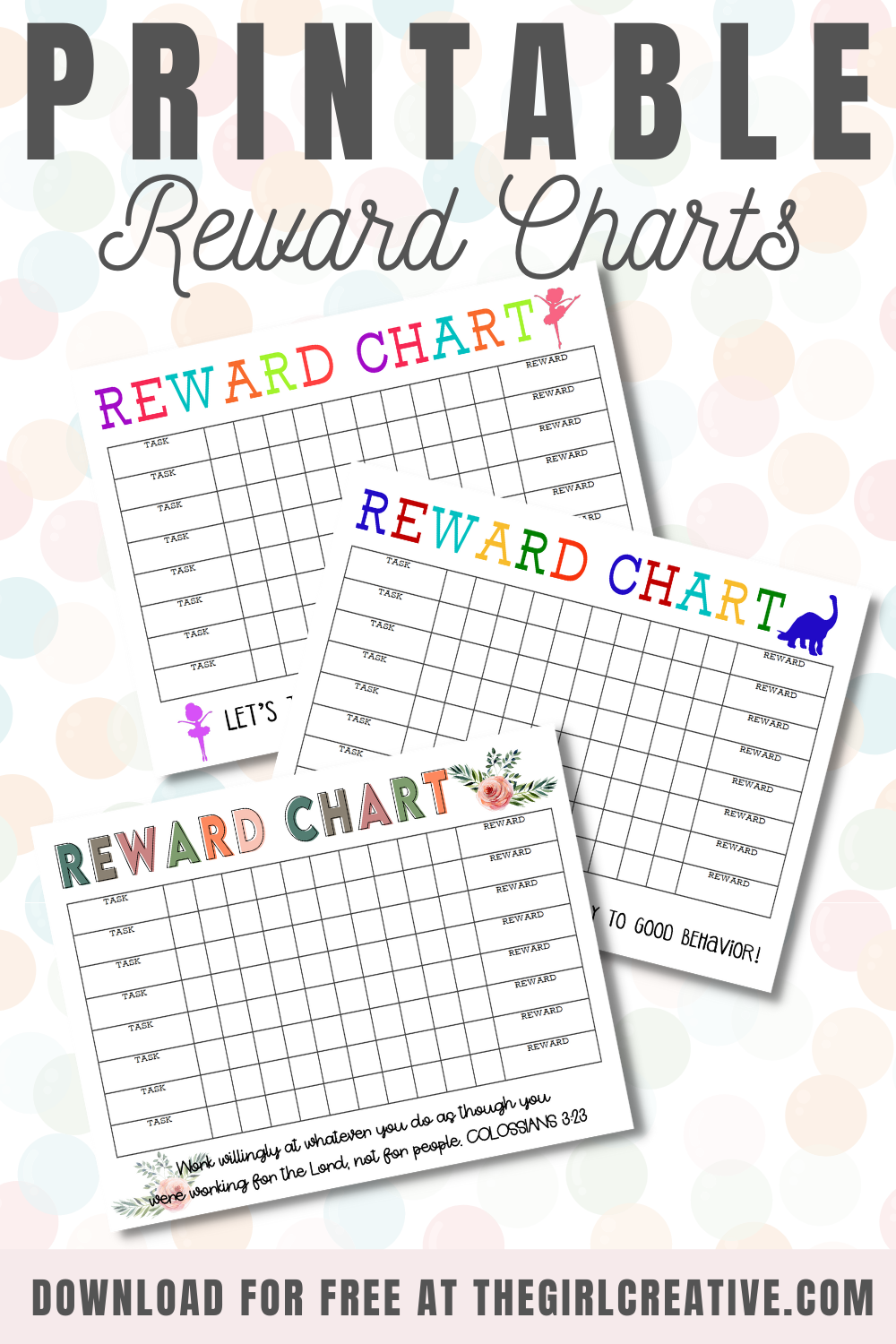 Free Printable Behavior Charts For Home
