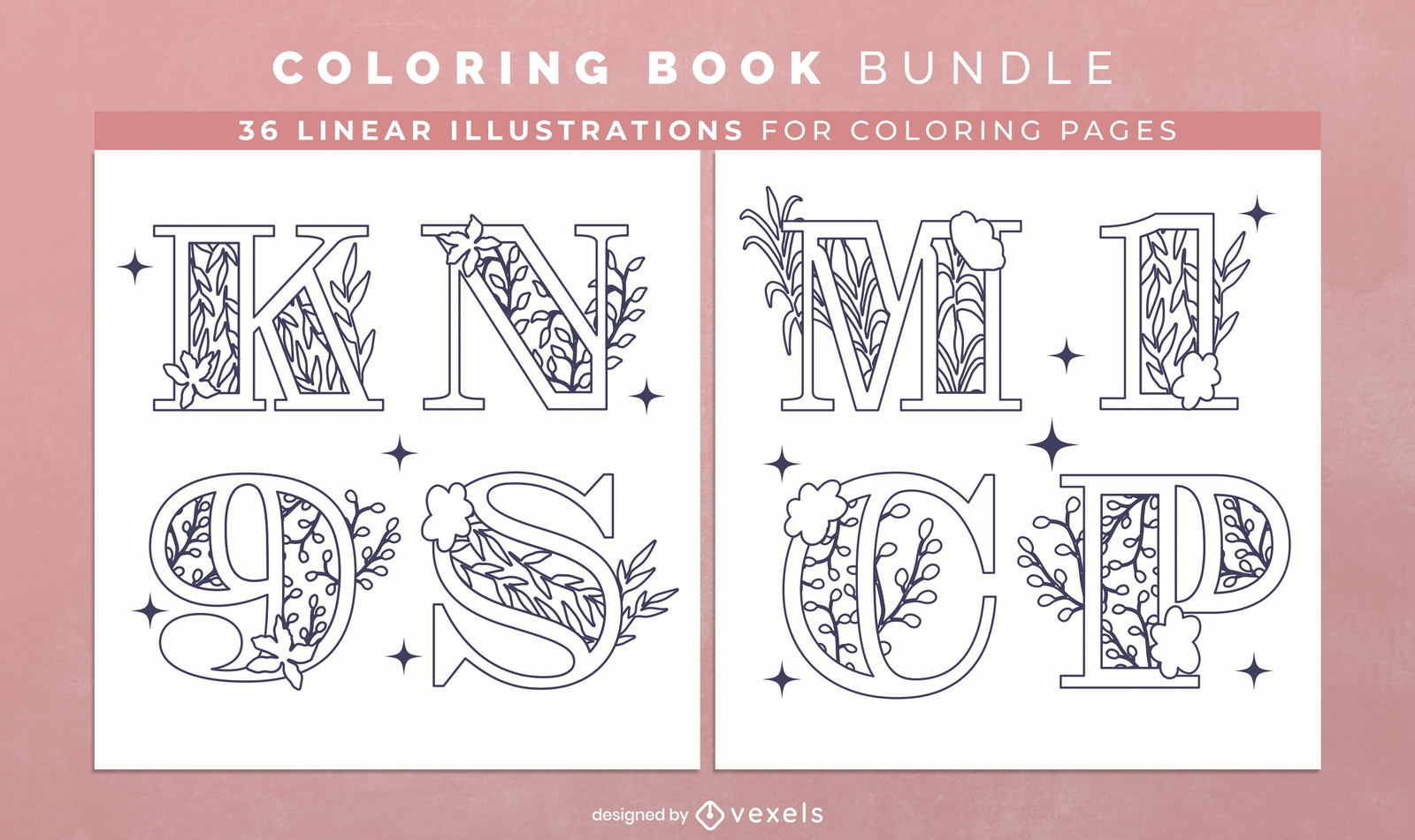 Printable Illuminated Letters For Kid Coloring