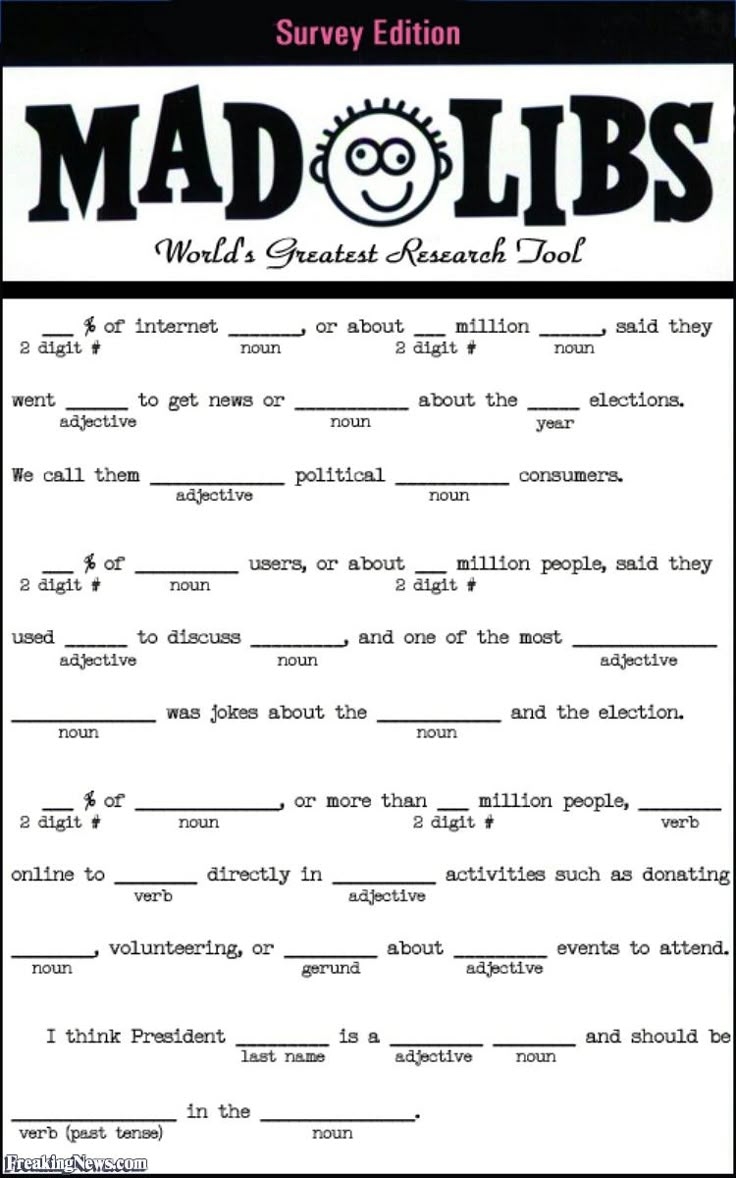 Camping Mad Libs 20 Free PDF Printables Printablee