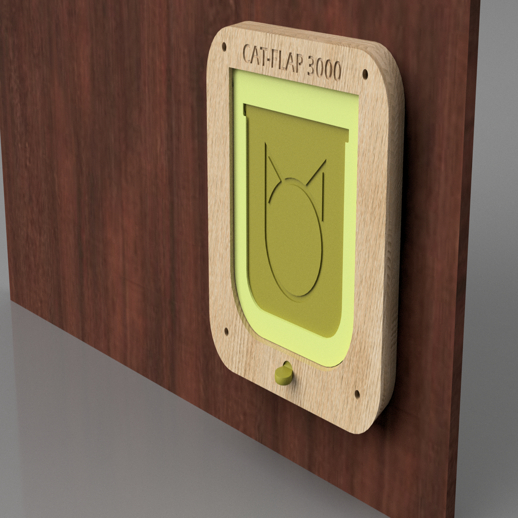 CAT FLAP 3000 By 2 3 D SIGN Thingiverse