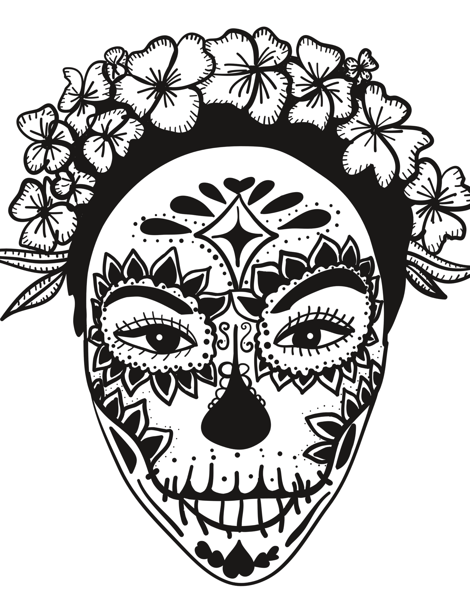 Celebrate Loved Ones With These Day Of The Dead Coloring Pages