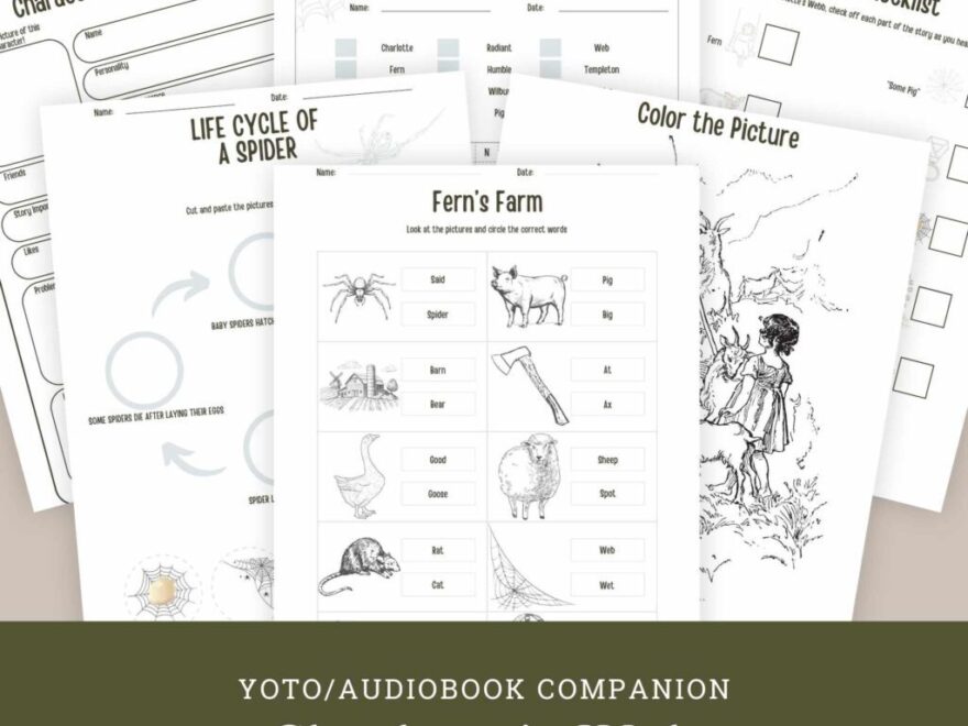 Charlotte s Web Free PDF Printable For Yoto Quiet Life Farm