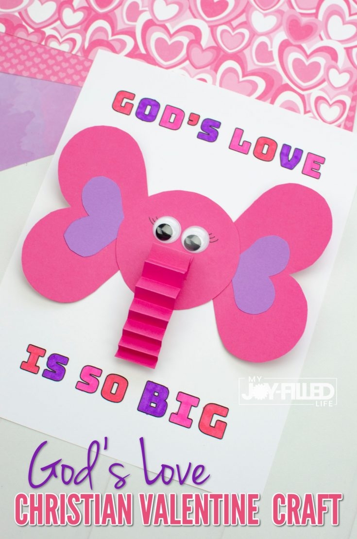 Christian Valentine s Day Craft For Kids God s Love Is So BIG