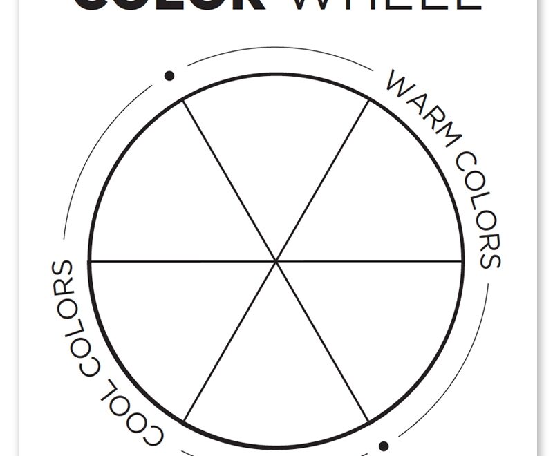Color Wheel Coloring Page Free Printable Sheets For Kids
