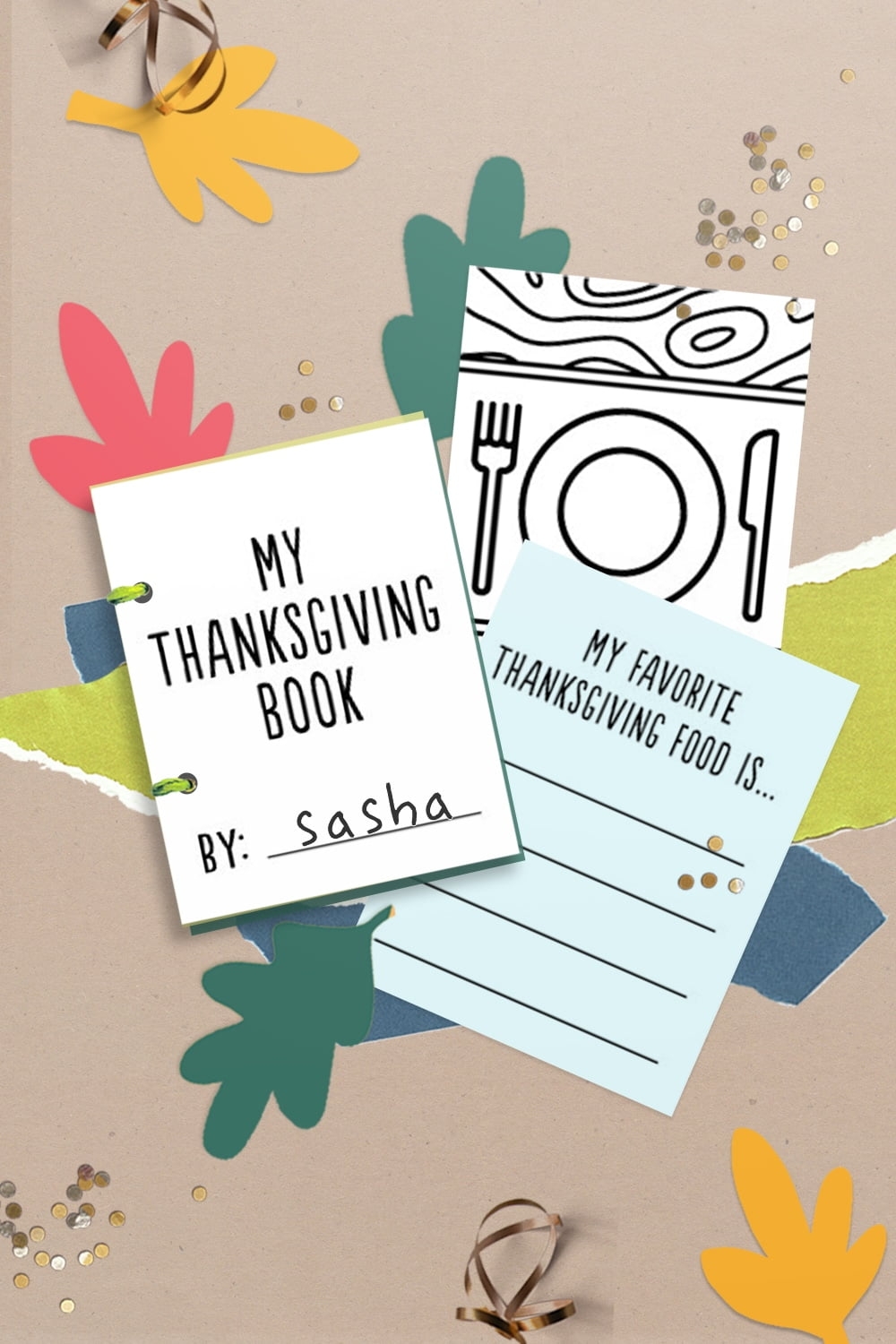 Cute Free Printable Thanksgiving Activity Books For Kids 